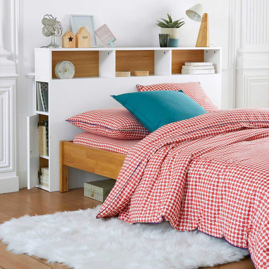  La tête de lit avec rangements intégrés