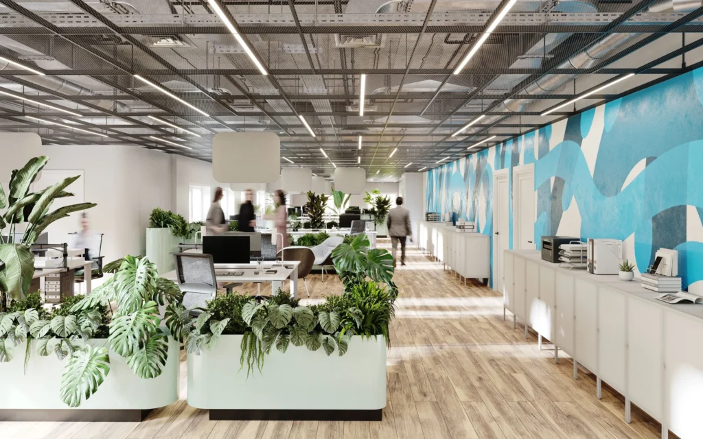 Salle de coworking