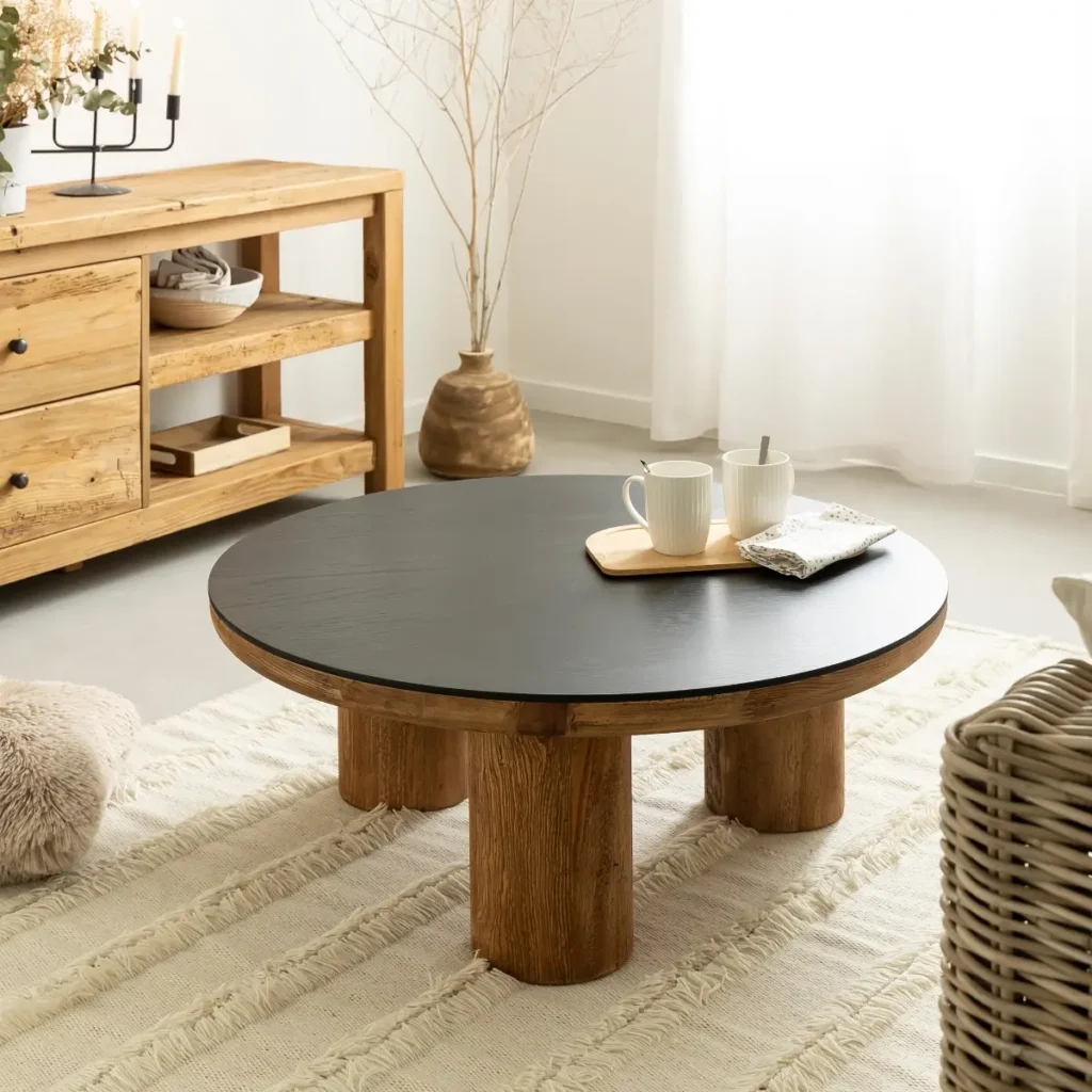 Table basse ronde