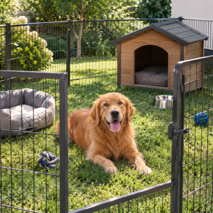 Enclos pour chien : quelle taille, quelle hauteur et quel modèle choisir ?