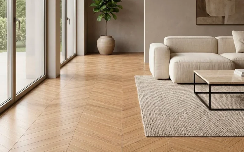 salon en parquet